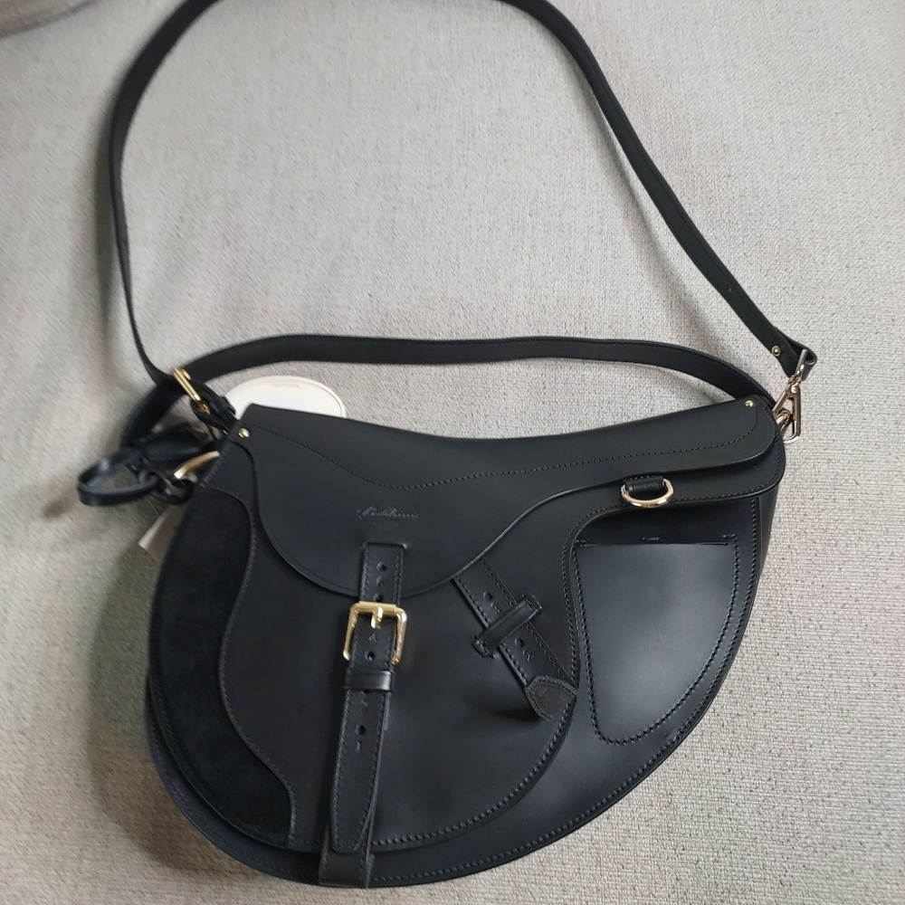 Boldrini Classic saddle bag-all leather - Picture 2 of 16